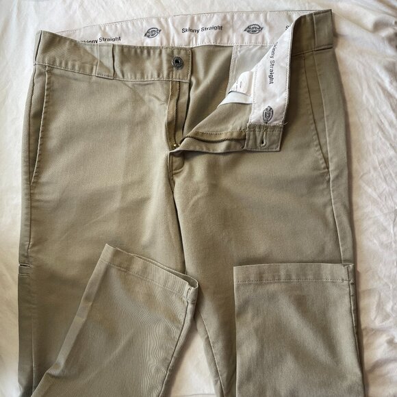 Dickies Other - Dickies Skinny Straight Pants – 34x30 – Light Khaki